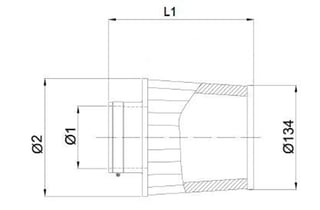 BMC FBSA100-110 11CM PERFORMANS AÇIK HAVA FİLTRESİ