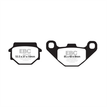 EBC PEUGEOT DJANGO 125/150 ARKA FREN BALATASI