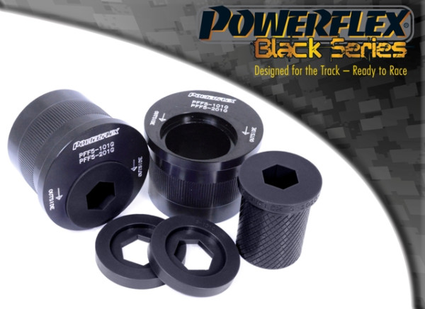 Powerflex Mini R55 Clubman Gen 1 (2007 - 2014) - Front Wishbone Rear Bush, Caster Adjusted (PFF5-201GBLK)