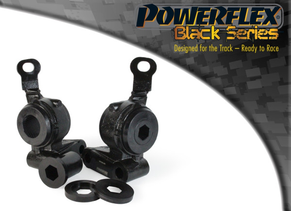 Powerflex Mini R55 Clubman Gen 1 (2007 - 2014) - Front Wishbone Rear Bush & Bracket (PFF5K-201BLK)