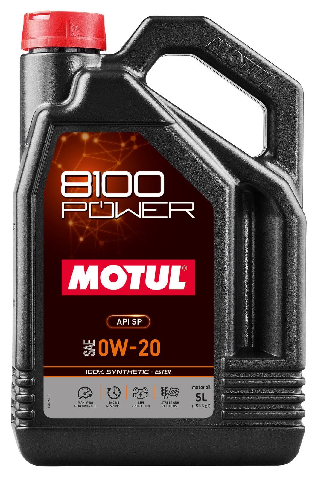 MOTUL 8100 POWER 0W20 5LT