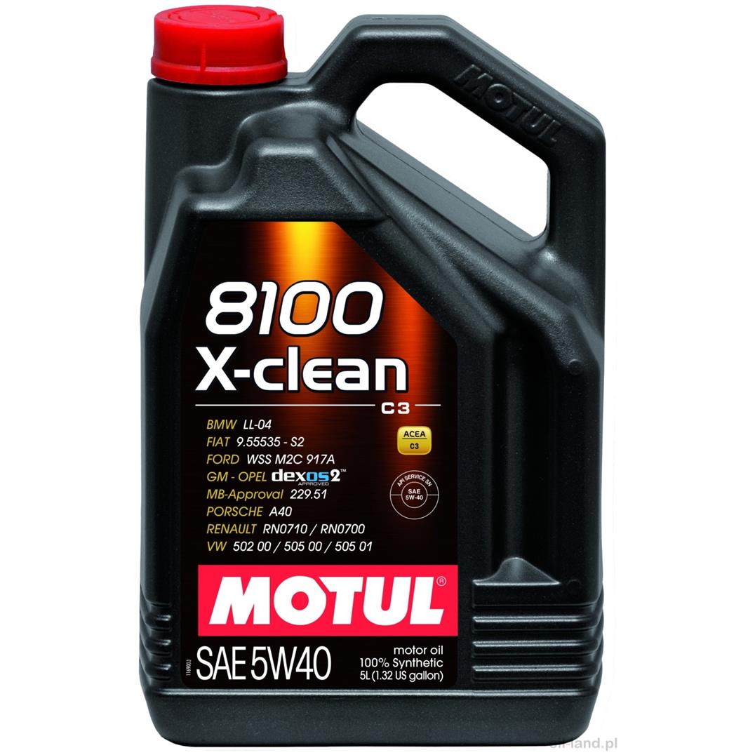 MOTUL 8100 X-CLEAN 5W40 4LT
