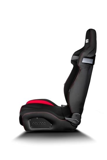 SPARCO R333 CADDE KOLTUGU SİYAH KIRMIZI